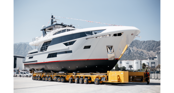 Bering 92 Superyacht Launch